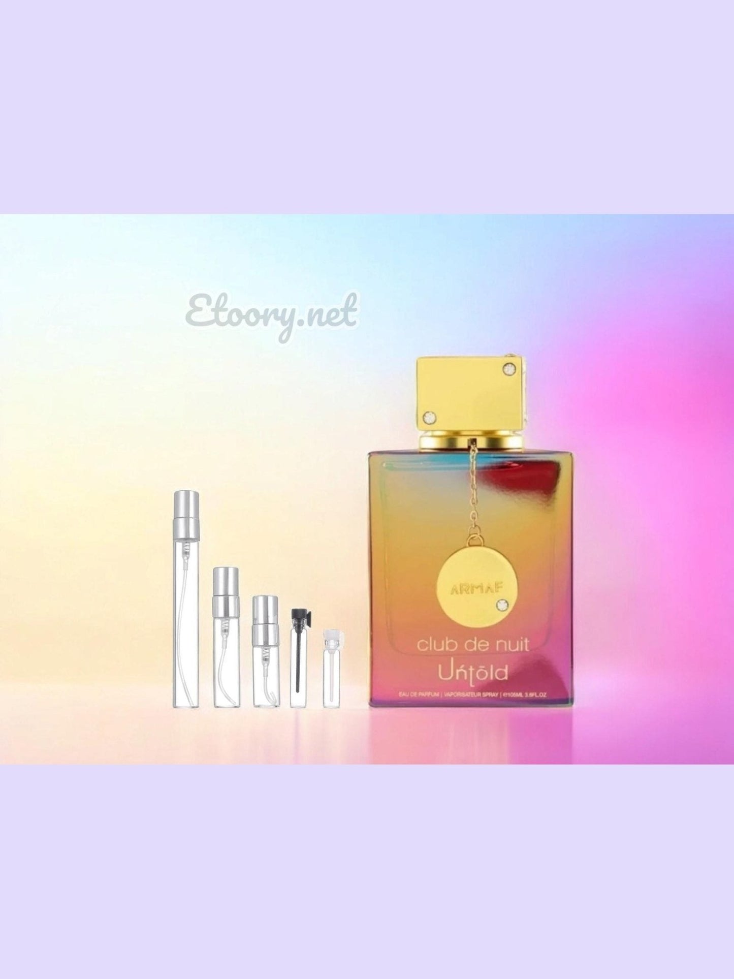 Armaf Untold Unisex Club De Nuit EDP spray travel size Sample 1ML 2ML 3ML 5ML & 10ML - Armaf Untold Unisex Club De Nuit EDP spray travel size Sample 1ML 2ML 3ML 5ML & 10ML - Etoory