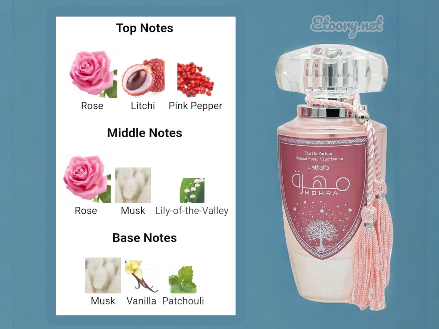 Lattafa Ladies Mohra Silky Rose EDP travel size Spray Fragrances Sample 1ML 2ML 3ML 5ML & 10ML - Lattafa Ladies Mohra Silky Rose EDP travel size Spray Fragrances Sample 1ML 2ML 3ML 5ML & 10ML - Etoory