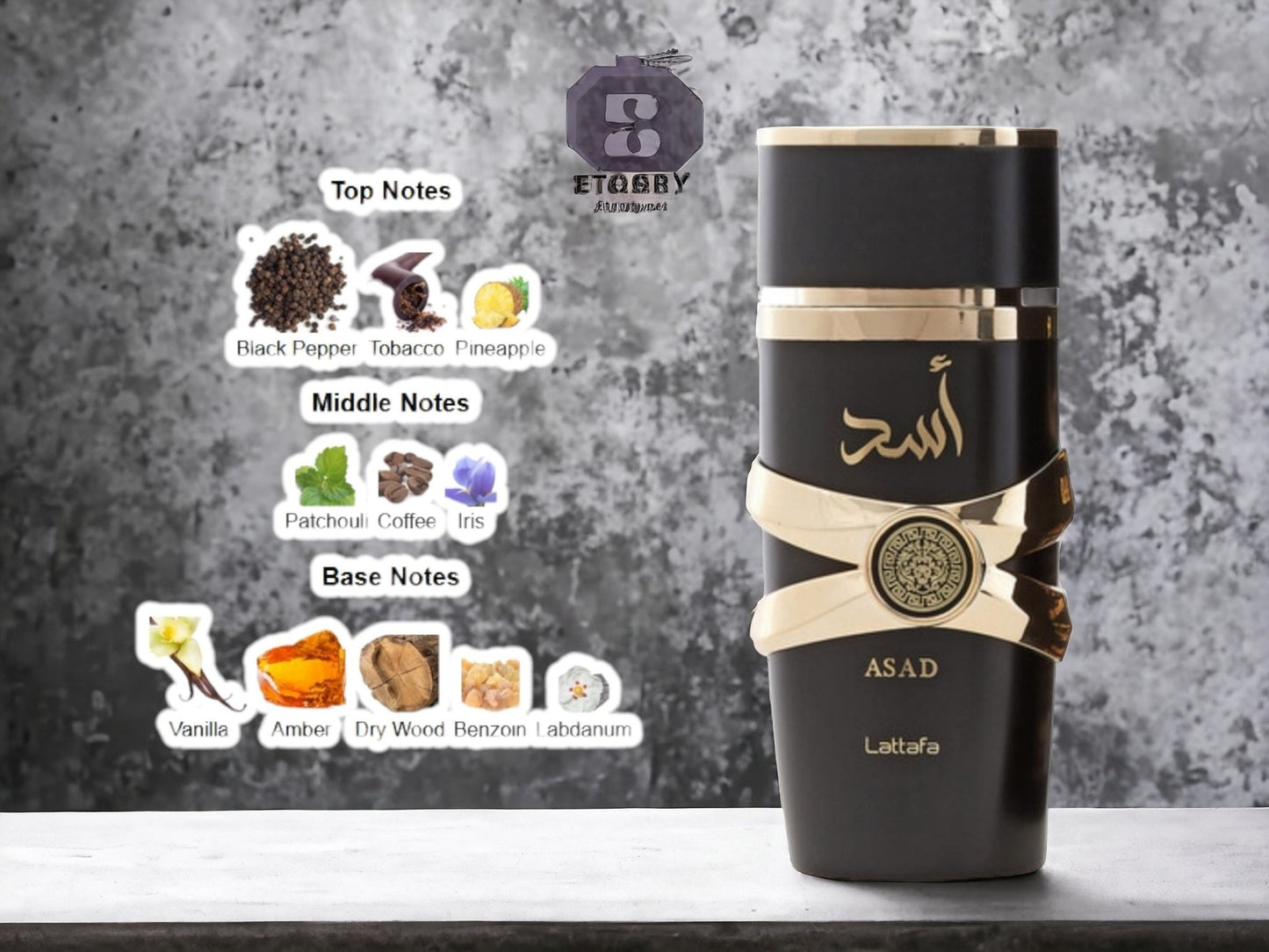 LATTAFA Men Asad EDP Spray Travel Size glass bottle Sample 1ML 2ML 3ML 5ML and 10ML - LATTAFA Men Asad EDP Spray Travel Size glass bottle Sample 1ML 2ML 3ML 5ML and 10ML - Etoory