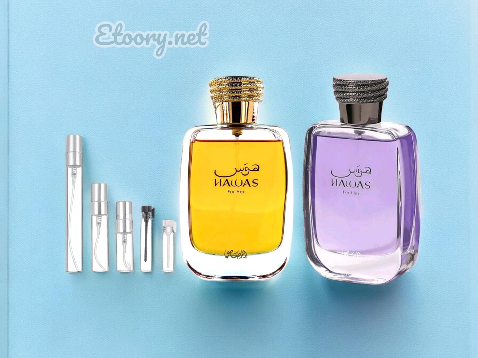 2 samples Rasasi Hawas for men and for women 2ml sample set - 2 samples Rasasi Hawas for men and for women 2ml sample set - Etoory