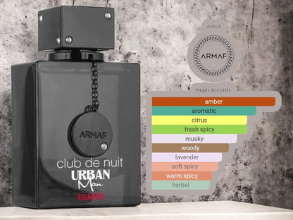 3 sample ARMAF Men Club De Nuit Intense Limited Sillage and Urban Elixir three 1ML or 2ML Samples armaf for men set - 3 sample ARMAF Men Club De Nuit Intense Limited Sillage and Urban Elixir three 1ML or 2ML Samples armaf for men set - Etoory