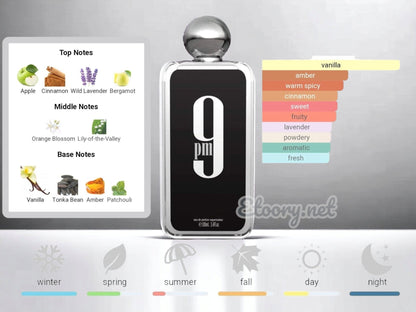 AFNAN Men 9PM EDP travel size 10ML 2ML 3ML 5ML & 1ML SAMPLE - AFNAN Men 9PM EDP travel size 10ML 2ML 3ML 5ML & 1ML SAMPLE - Etoory