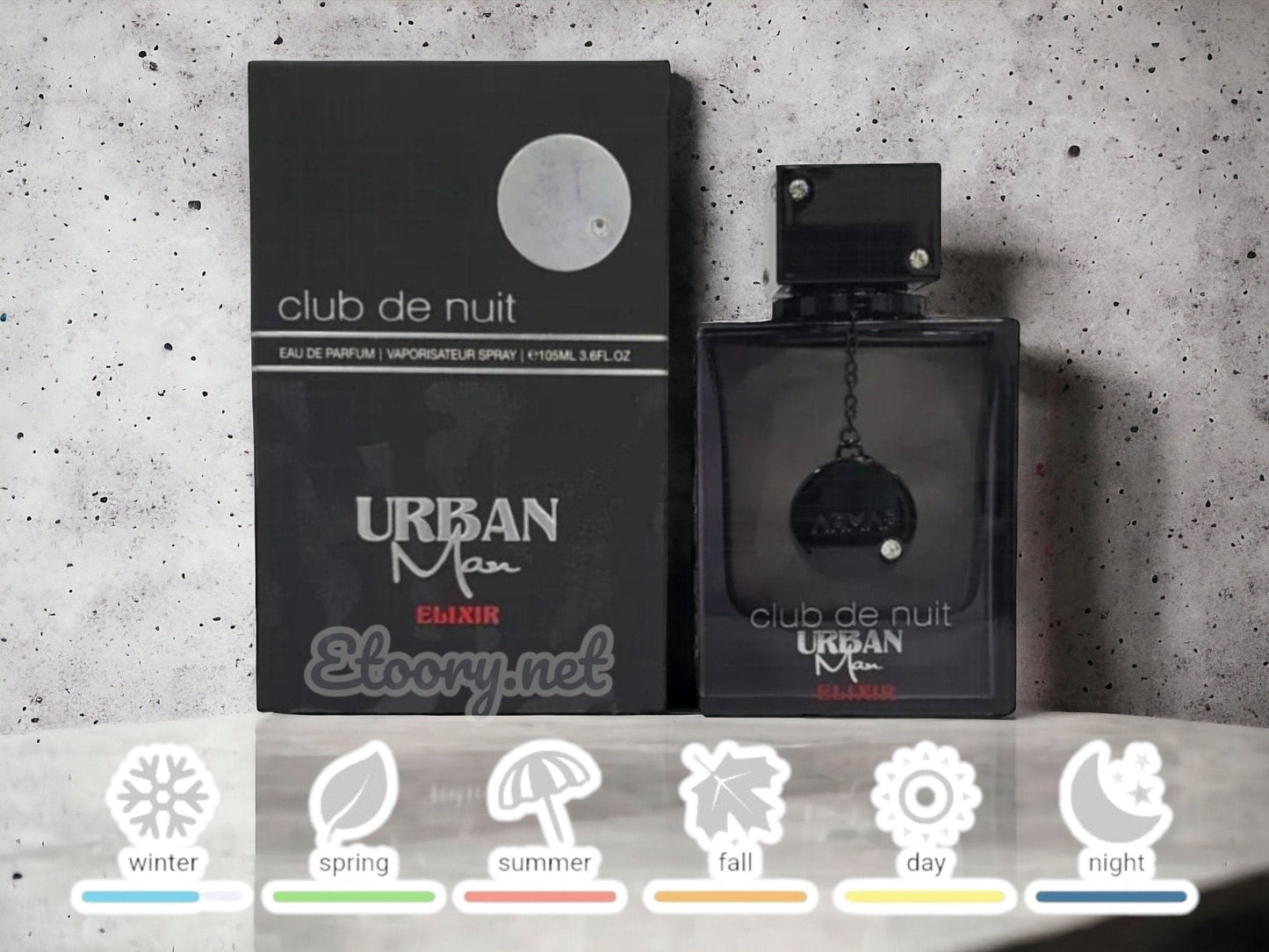 ARMAF Men Club De Nuit Urban Elixir SAMPLE Perfume - 1ml 2ml 3ml 5ml Options - ARMAF Men Club De Nuit Urban Elixir SAMPLE Perfume - 1ml 2ml 3ml 5ml Options - Etoory