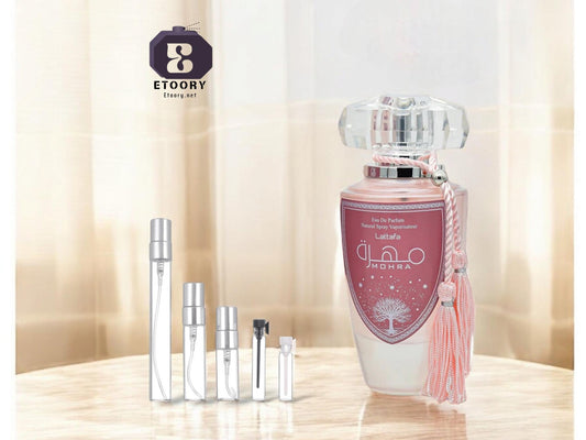 Lattafa Ladies Mohra Silky Rose EDP travel size Spray Fragrances Sample 1ML 2ML 3ML 5ML & 10ML