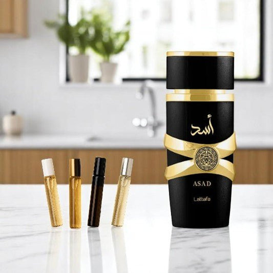 LATTAFA Men Asad EDP Spray Travel Size glass bottle Sample 1ML 2ML 3ML 5ML and 10ML - LATTAFA Men Asad EDP Spray Travel Size glass bottle Sample 1ML 2ML 3ML 5ML and 10ML - Etoory