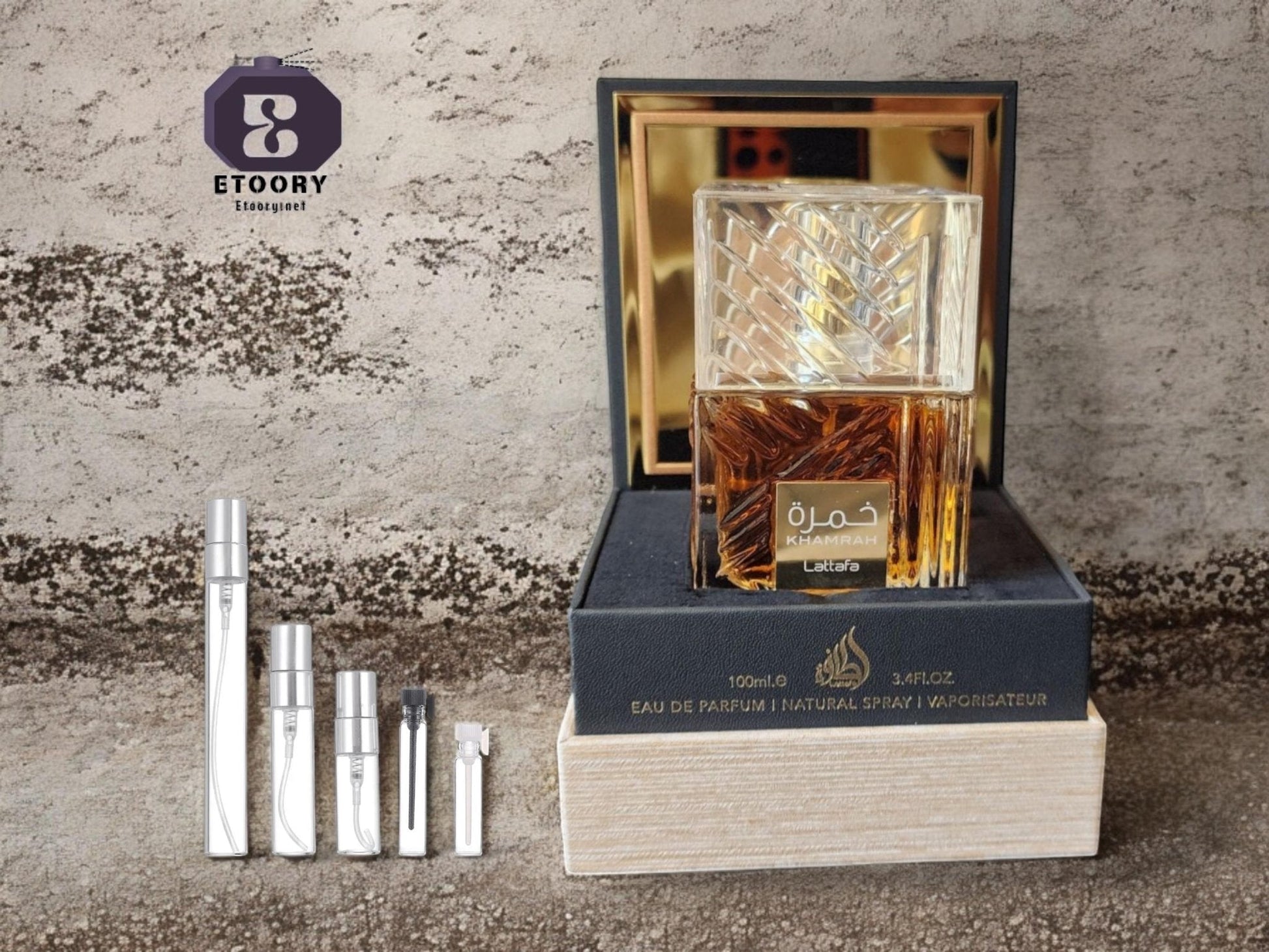 LATTAFA Unisex Khamrah EDP Spray Travel Size Sample 1ML 2ML 3ML 5ML & 10ML Hallaween gift - LATTAFA Unisex Khamrah EDP Spray Travel Size Sample 1ML 2ML 3ML 5ML & 10ML Hallaween gift - Etoory
