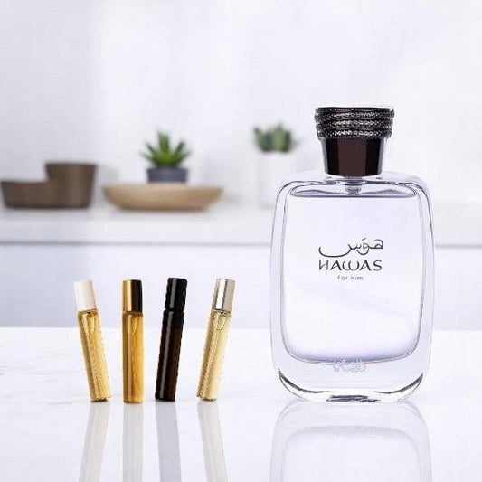 RASASI Men Hawas EDP travel size Spray Fragrances Sample 1ML 2ML 3ML 5ML & 10ML - RASASI Men Hawas EDP travel size Spray Fragrances Sample 1ML 2ML 3ML 5ML & 10ML - Etoory