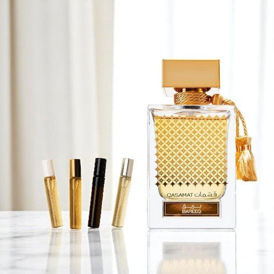 Rasasi Qasamat Bareeq Eau De Parfum Unisex rasasi sample 10ML 2ML 3ML 5ML & 1ML SAMPLE - Rasasi Qasamat Bareeq Eau De Parfum Unisex rasasi sample 10ML 2ML 3ML 5ML & 1ML SAMPLE - Etoory